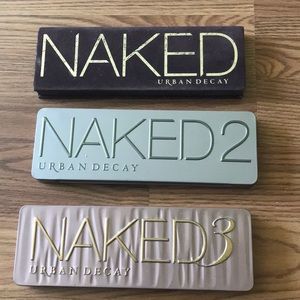 Urban Decay Cosmetics, Naked Palettes 1, 2 and 3.